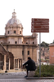 Santi Luca e Martina Church in Rome, Italy,